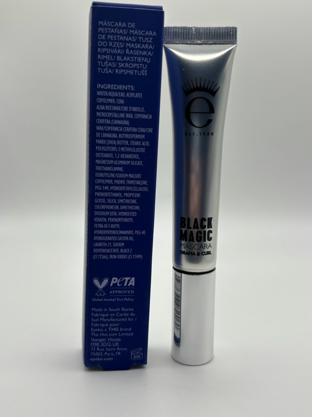 Eyeko London Black Magic Mascara Drama & Curl Intense Colour Black 8ml NIB - Picture 6 of 8